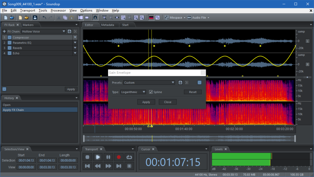 free for apple instal Soundop Audio Editor 1.8.26.1