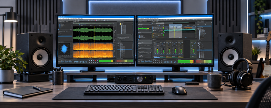 Soundop audio editing software interface